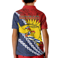 Kiribati Independence Day Kid Polo Shirt Polynesian and Melanesian Art Tattoo