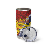 Kiribati Independence Day Tumbler Cup Polynesian and Melanesian Art Tattoo LT03 - Polynesian Pride