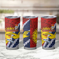 Kiribati Independence Day Tumbler Cup Polynesian and Melanesian Art Tattoo LT03 - Polynesian Pride