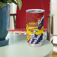Kiribati Independence Day Tumbler Cup Polynesian and Melanesian Art Tattoo LT03 - Polynesian Pride
