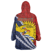 Kiribati Independence Day Wearable Blanket Hoodie Polynesian and Melanesian Art Tattoo