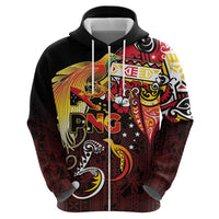 Papua New Guinea 2025 Zip Hoodie 50th Independence Day Anniversary