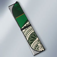 Cook Islands Rugby League Auto Sun Shade Polynesian and Tatau Tribal Art - Retro Palette LT03 - Polynesian Pride