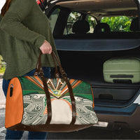 Cook Islands Rugby League Travel Bag Polynesian and Tatau Tribal Art - Retro Palette