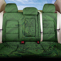 Hawaiian Whales Polynesian Art Motifs Back Car Seat Cover Green Color - Polynesian Pride