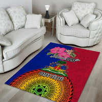 Haiti Battle of Vertieres Area Rug The Haitian Revolution 220th Anniversary Polynesian Style LT03 - Polynesian Pride