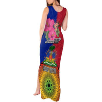 Haiti Battle of Vertieres Tank Maxi Dress The Haitian Revolution 220th Anniversary Polynesian Style LT03 - Polynesian Pride