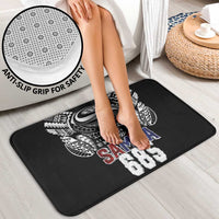 Super Samoa-Six Eight Five to The World Bathroom Set Traditional Samoan Tattoo Black Color