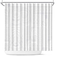 Lotu Tamaiti Samoan Art Tattoo Siapo Pattern Shower Curtain