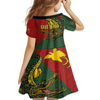 Sepik River Crocodile & Arts Festival Melanesian Pattern Family Matching Short Sleeve Bodycon Dress and Hawaiian Shirt LT03 - Polynesian Pride