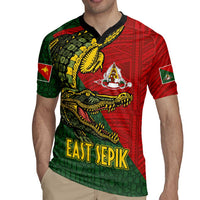 Sepik River Crocodile & Arts Festival Melanesian Pattern Rugby Jersey