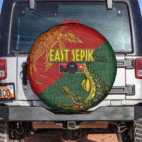 Sepik River Crocodile & Arts Festival Spare Tire Cover Bird-of-paradise Melanesian Tattoo