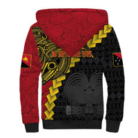 Papua New Guinea Independence Day Sherpa Hoodie Bird-of-paradise Melanesian Tattoo