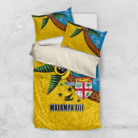 Malampa Fiji Day Bedding Set Tapa and Melanesian Patterns with Coat of Arms LT03 US Twin 172cm x 218cm Multicolor - Polynesian Pride