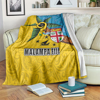 Malampa Fiji Day Blanket Tapa and Melanesian Patterns with Coat of Arms LT03 Multicolor - Polynesian Pride