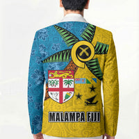 Malampa Fiji Day Blazer Tapa and Melanesian Patterns with Coat of Arms LT03 - Polynesian Pride