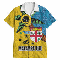 Malampa Fiji Day Hawaiian Shirt Tapa and Melanesian Patterns with Coat of Arms LT03 Multicolor - Polynesian Pride