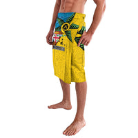 Malampa Fiji Day Lavalava Tapa and Melanesian Patterns with Coat of Arms LT03 - Polynesian Pride
