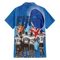 Fiji Rugby Sevens Family Matching Long Sleeve Bodycon Dress and Hawaiian Shirt Commemorate Gold Medal - Rio de Janeiro 2016 LT03 - Polynesian Pride