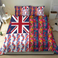 Hawaiian Lei Bedding Set National Flag Striped Style