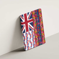 Hawaiian Lei Canvas Wall Art National Flag Striped Style