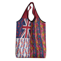 Hawaiian Lei Grocery Bag National Flag Striped Style
