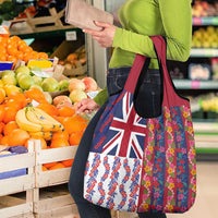 Hawaiian Lei Grocery Bag National Flag Striped Style