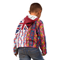 Hawaiian Lei Kid Hoodie National Flag Striped Style