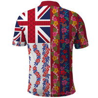 Hawaiian Lei Polo Shirt National Flag Striped Style