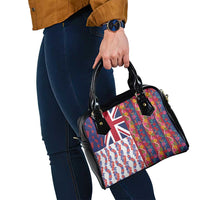 Hawaiian Lei Shoulder Handbag National Flag Striped Style