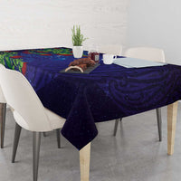 Matariki New Zealand Maori and Pohutukawa Tablecloth Galaxy Blue Sky Style