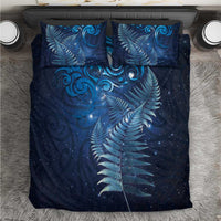 Matariki New Zealand Maori Silver Fern Bedding Set Galaxy Blue Sky Style