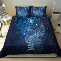 Matariki New Zealand Maori Silver Fern Bedding Set Galaxy Blue Sky Style