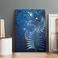 Matariki New Zealand Maori Silver Fern Canvas Wall Art Galaxy Blue Sky Style