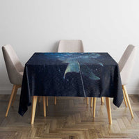 Matariki New Zealand Maori Silver Fern Tablecloth Galaxy Blue Sky Style