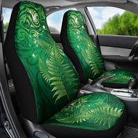 Matariki New Zealand Maori Silver Fern Car Seat Cover Galaxy Green Sky Style
