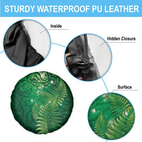 Matariki New Zealand Maori Silver Fern Spare Tire Cover Galaxy Green Sky Style