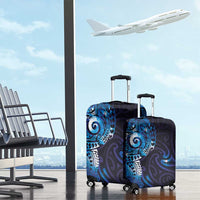 Matariki New Zealand Maori Koru Art Tattoo Luggage Cover New Year Galaxy Blue Sky Style