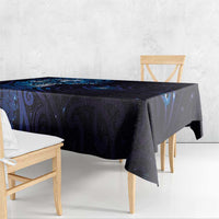 Matariki New Zealand Maori Koru Art Tattoo Tablecloth New Year Galaxy Blue Sky Style