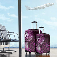 Matariki New Zealand Maori Koru Art Tattoo Luggage Cover New Year Galaxy Pink Sky Style