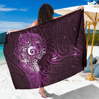Matariki New Zealand Maori Koru Art Tattoo Sarong New Year Galaxy Pink Sky Style
