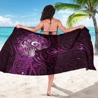 Matariki New Zealand Maori Koru Art Tattoo Sarong New Year Galaxy Pink Sky Style