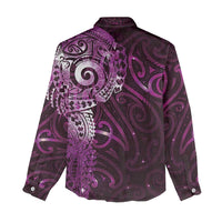 Matariki New Zealand Maori Koru Art Tattoo Women Casual Shirt New Year Galaxy Pink Sky Style