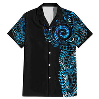 New Zealand Maori Koru Art Traditional Tattoo Family Matching Mermaid Dress and Hawaiian Shirt Paua Shell