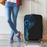 New Zealand Maori Koru Art Traditional Tattoo Luggage Cover Paua Shell