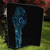 New Zealand Maori Koru Art Traditional Tattoo Quilt Paua Shell