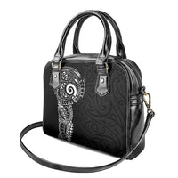 New Zealand Maori Koru Art Traditional Tattoo Shoulder Handbag Simple Style
