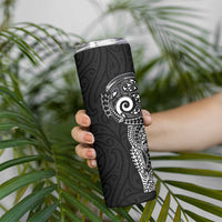 New Zealand Maori Koru Art Traditional Tattoo Skinny Tumbler Simple Style