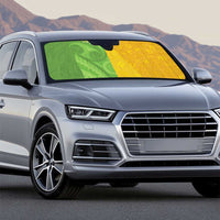 Cook Islands Language Week Auto Sun Shade Tatau Pattern and Rarotongan Alphabet - Polynesian Pride