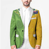 Cook Islands Language Week Blazer Tatau Pattern and Rarotongan Alphabet - Polynesian Pride